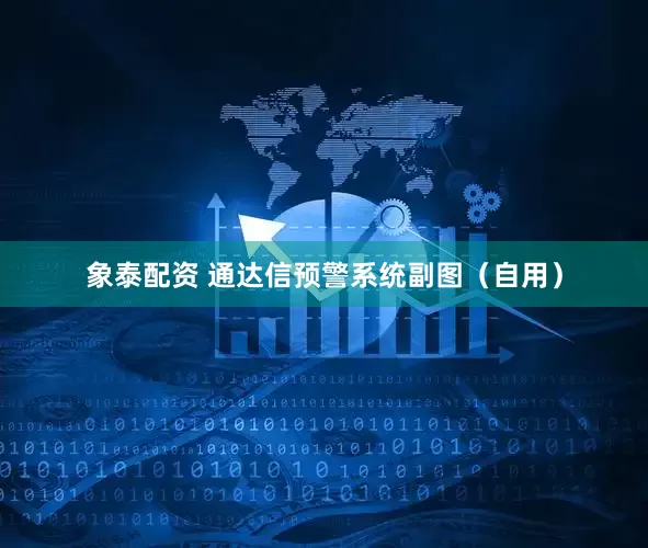 象泰配资 通达信预警系统副图（自用）