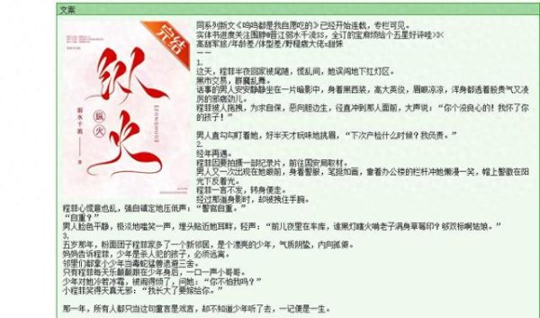 金富宝配资 现代言情甜文——《纵火》