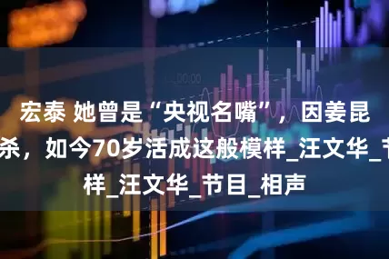 宏泰 她曾是“央视名嘴”，因姜昆事件遭封杀，如今70岁活成这般模样_汪文华_节目_相声